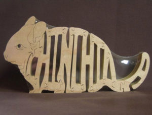 Chinchilla Wood Animal Puzzle