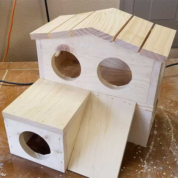 Chinchilla Houses, Nest Boxes, and Hideouts Exotic Animal Supplies