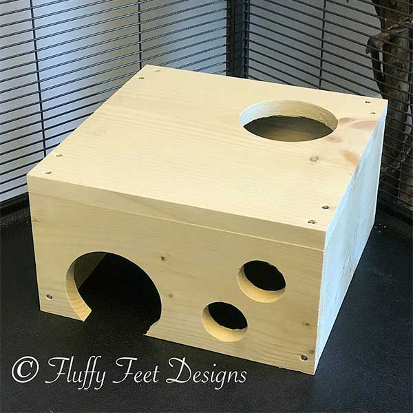 Chinchilla Houses, Nest Boxes, and Hideouts Exotic Animal Supplies