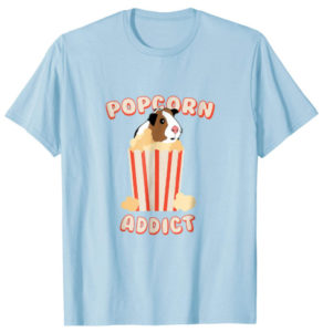 Popcorn Addict Guinea Pig T-Shirt