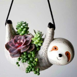 Sloth Hanging Planter Gifts for Sloth Lovers