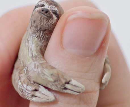 Sloth Ring Finger Hugger