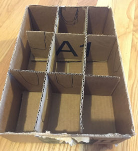 DIY Cardboard Box Maze