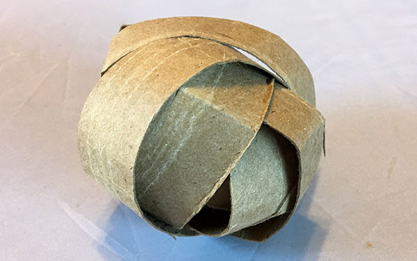 Cardboard Pellet & Treat Ball