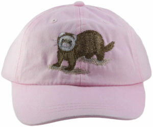 Embroidered Ferret Hat