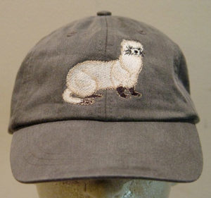 Embroidered Ferret Hat