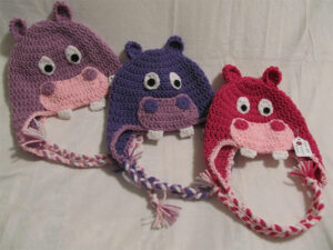 Hippo Crochet Hat