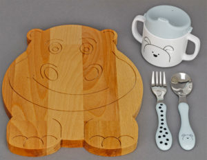 Hippo Breakfast Board Hippopotamus Gift