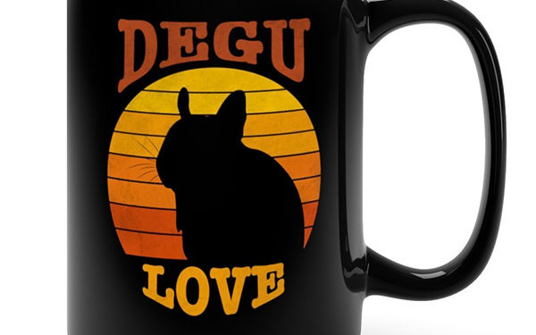 Vintage Degu Love Mug - Gifts for Degu Owners
