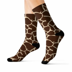 Giraffe Print Socks