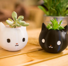 Kitty Cat Planters