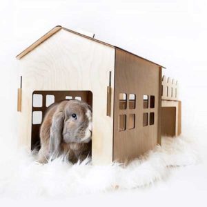 Tokihut Wooden Rabbit House