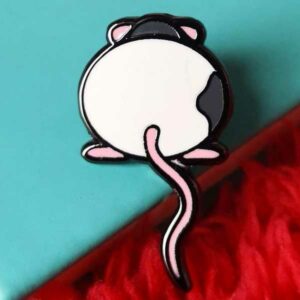 Rat Butt Enamel Pin Gift Idea