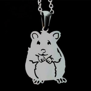 Hamster Charm Necklace Gift Idea